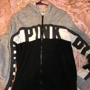 Grey Zip Up from Pink